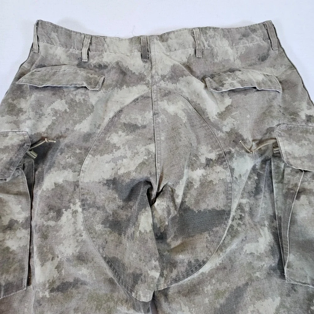 Propper Cargo Pants Mens XL/L Grey Camo Tactical Ripstop Multi Pocket Utility